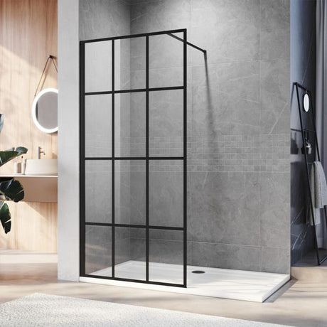 Black Wetroom Panels