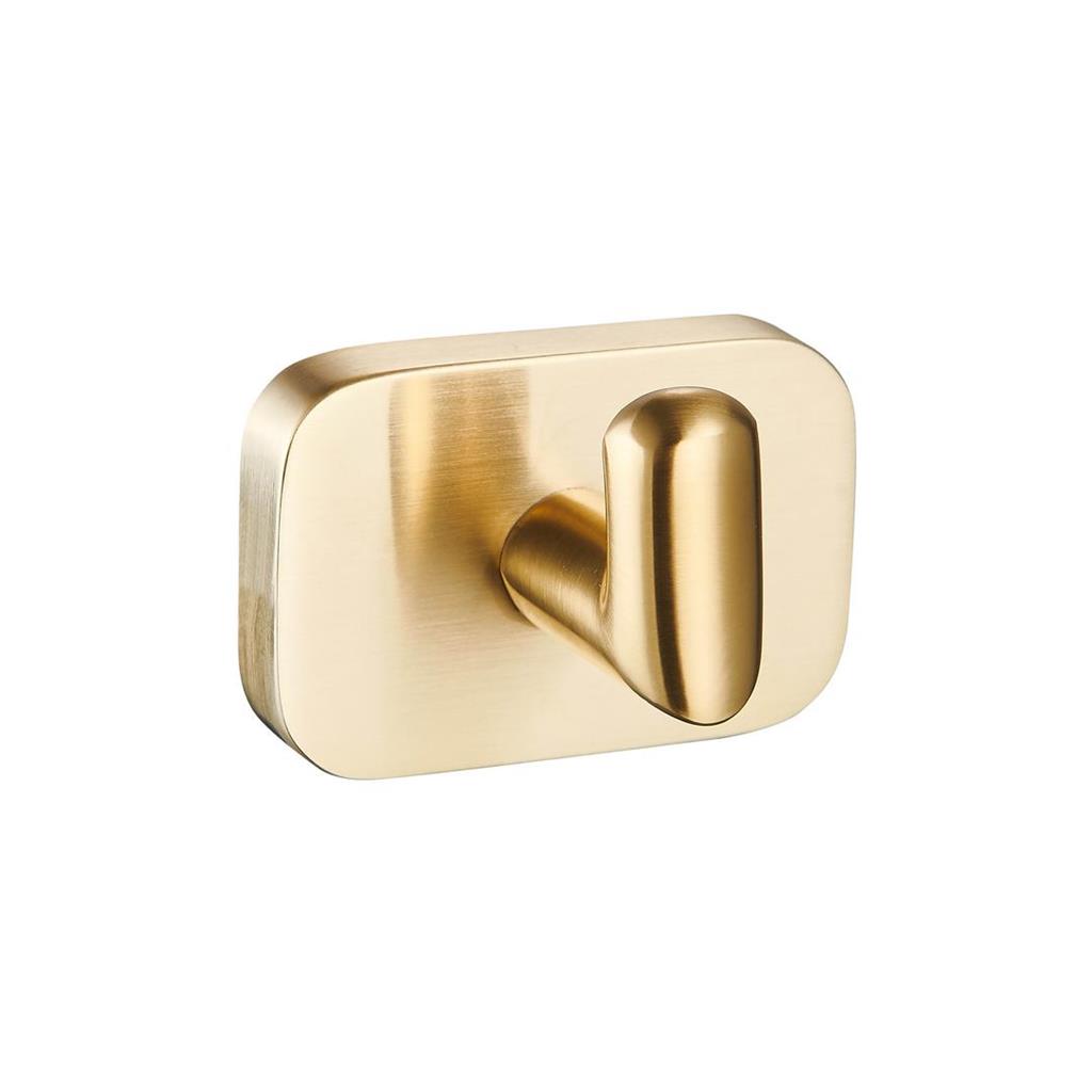 Eastbrook Asti Curved Robe Hook Brushed Brass