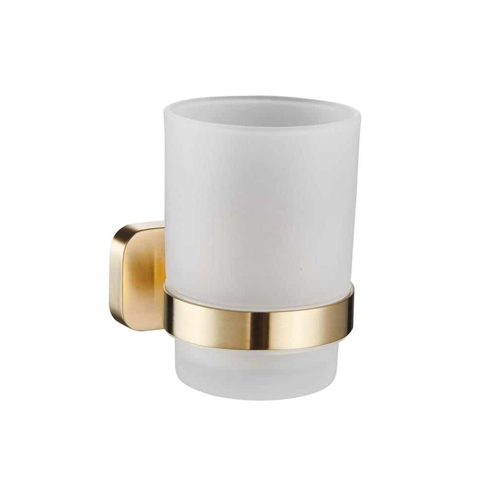 Eastbrook Asti Tumbler Holder Brushed Brass