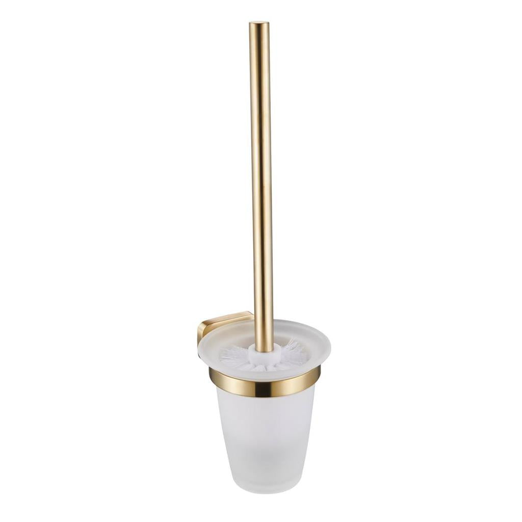Eastbrook Asti Toilet Brush and Holder Brushed Brass