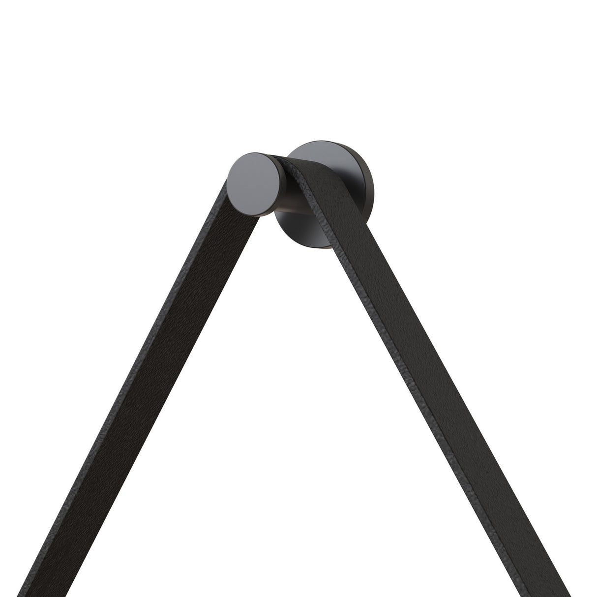 Ajax Navensby 500mm Round Mirror in Matt Black