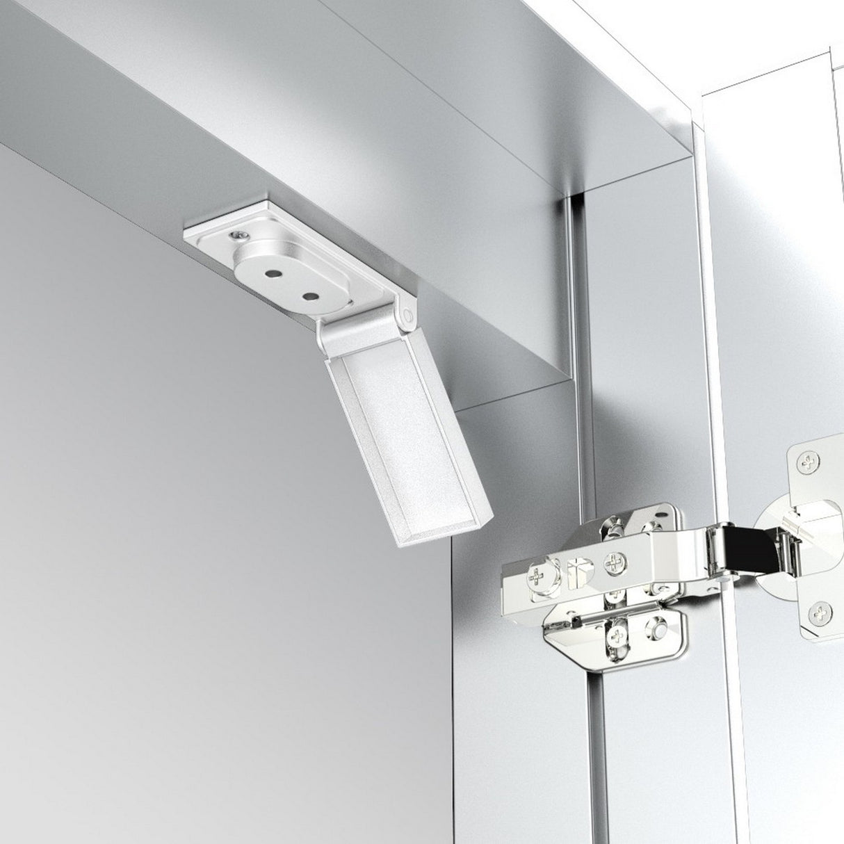 Ajax Tintern 600mm Double Door LED Mirrored Bathroom Cabinet