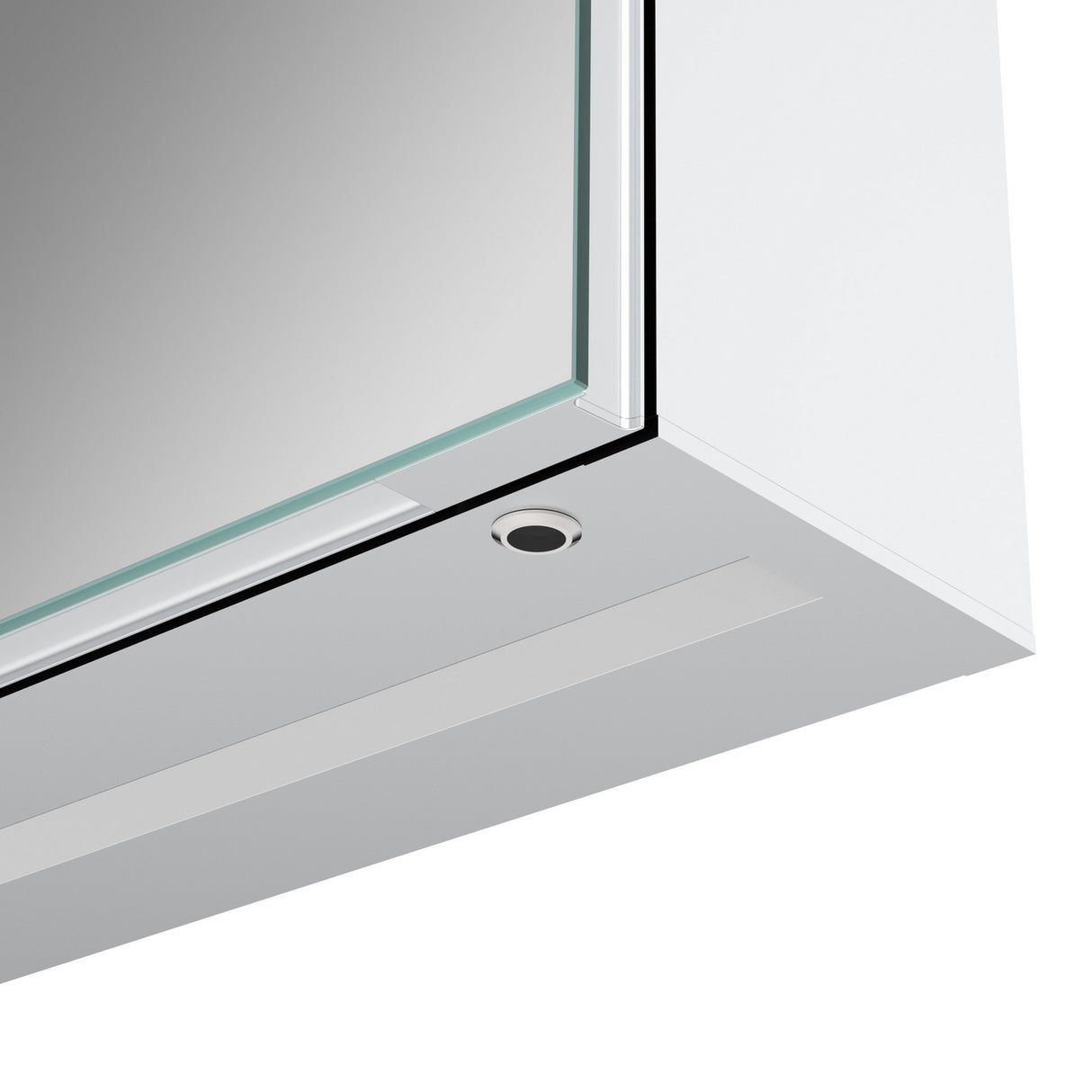 Ajax Grasby 500mm One Door LED Mirrored Bathroom Cabinet