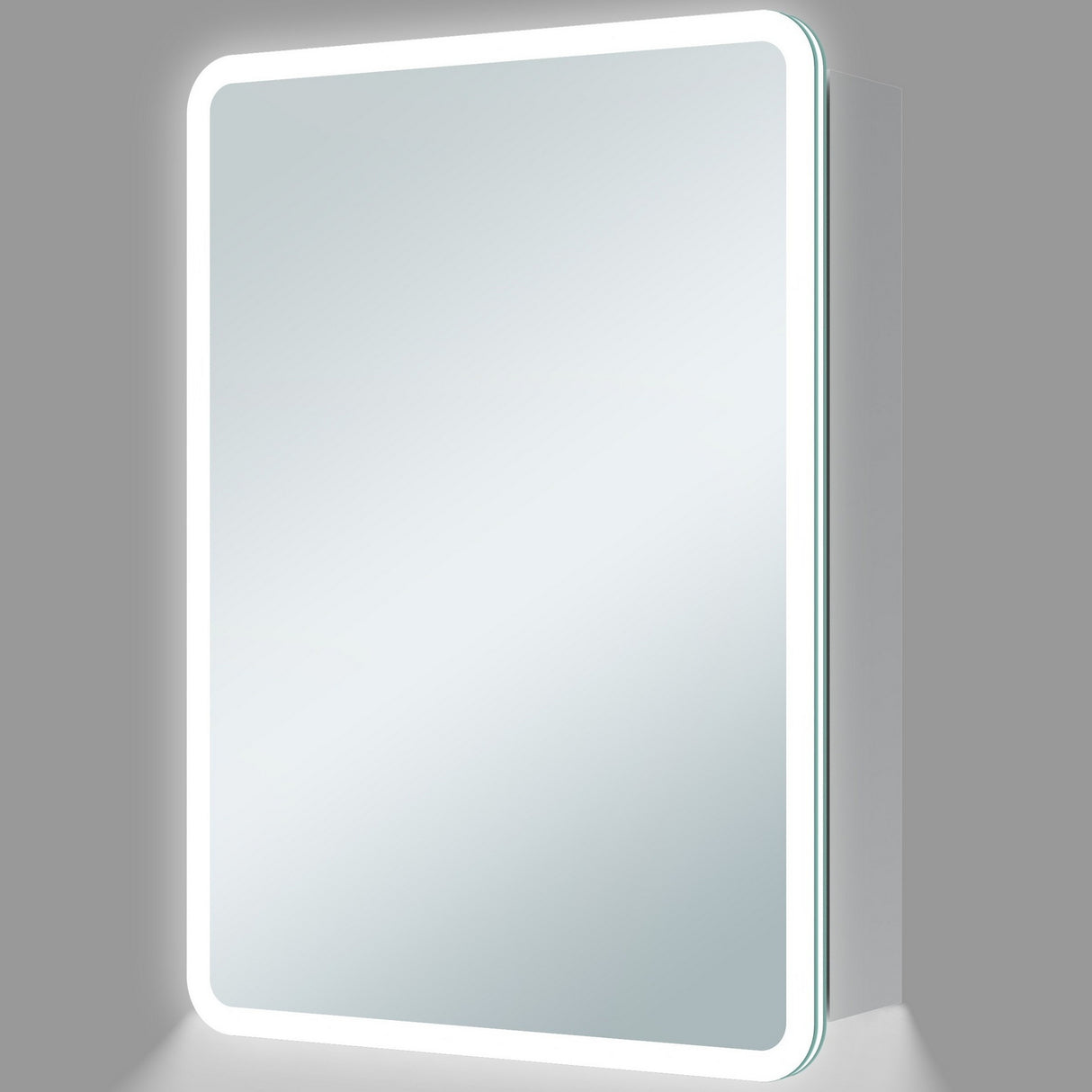 Ajax Allington 500mm One Door LED Mirrored Bathroom Cabinet