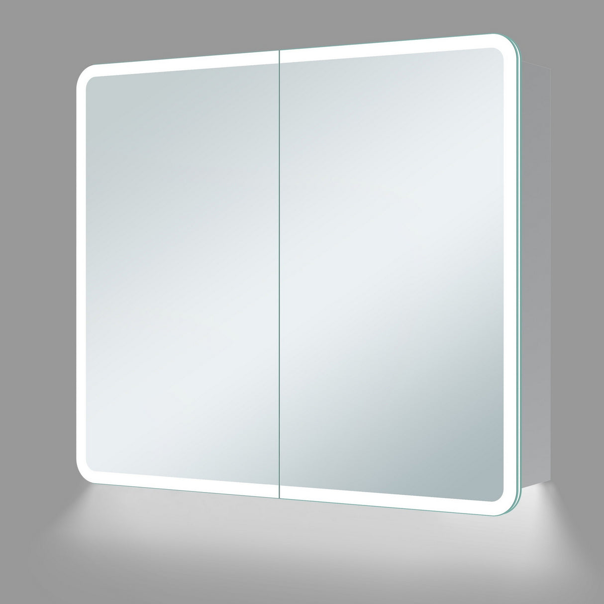 Ajax Allington 600mm Double Door LED Mirrored Bathroom Cabinet