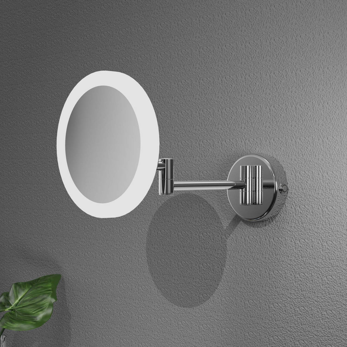 Ajax Glenfield Round LED Cosmetic Mirror