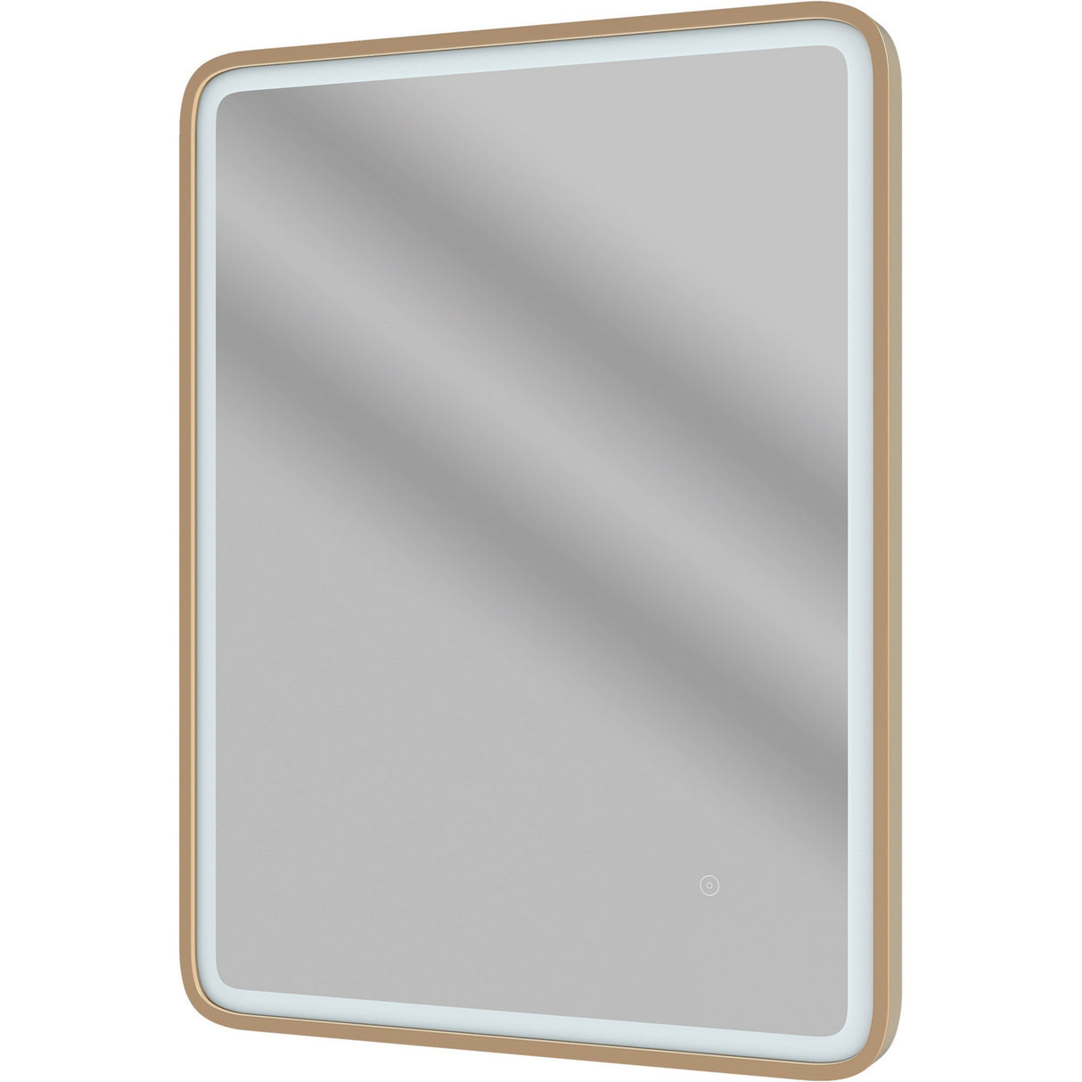 Ajax Woad Brushed Bronze 600mm Rectangle Mirror