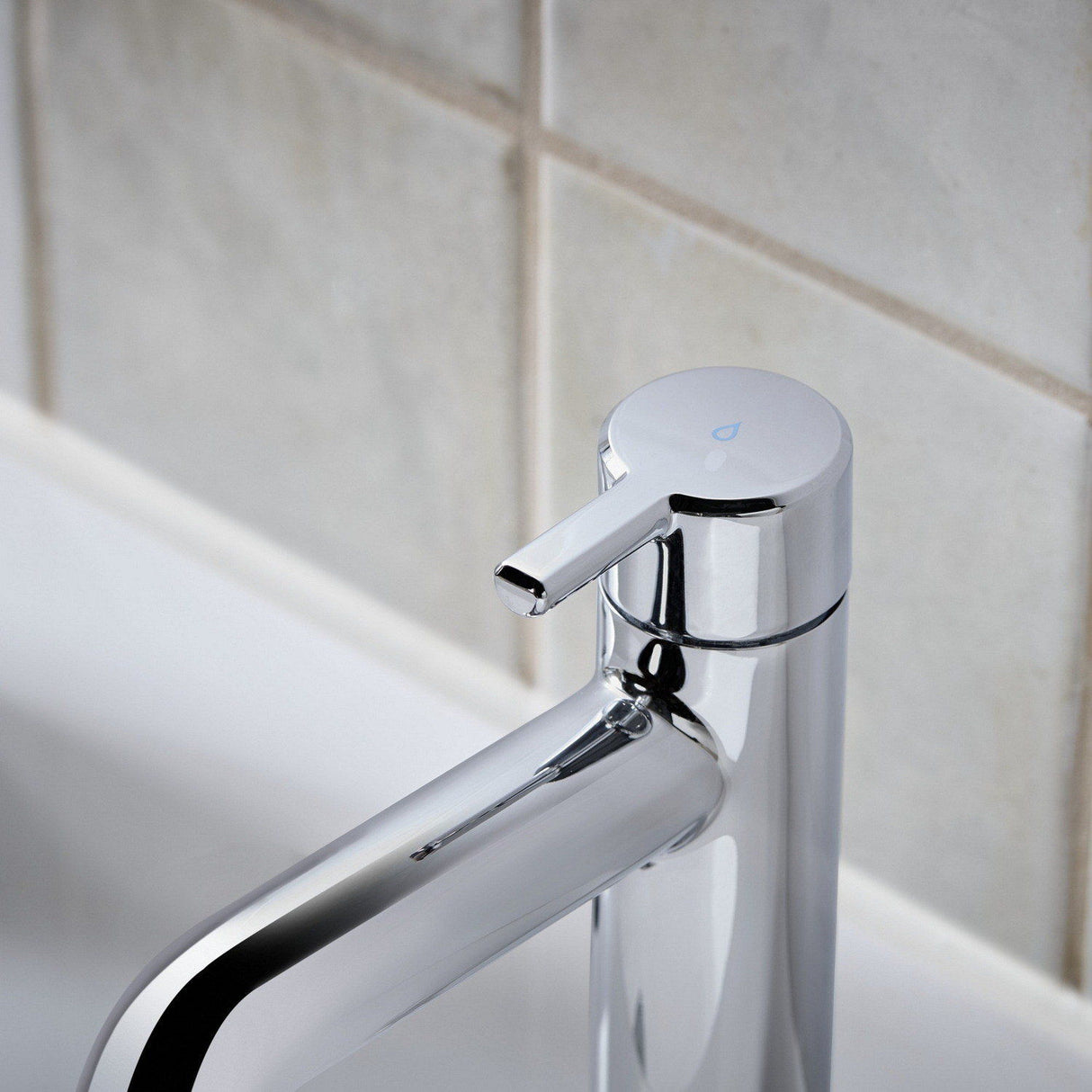 AL1/2C Bristan Altum Chrome Basin Taps Cold Water Indice