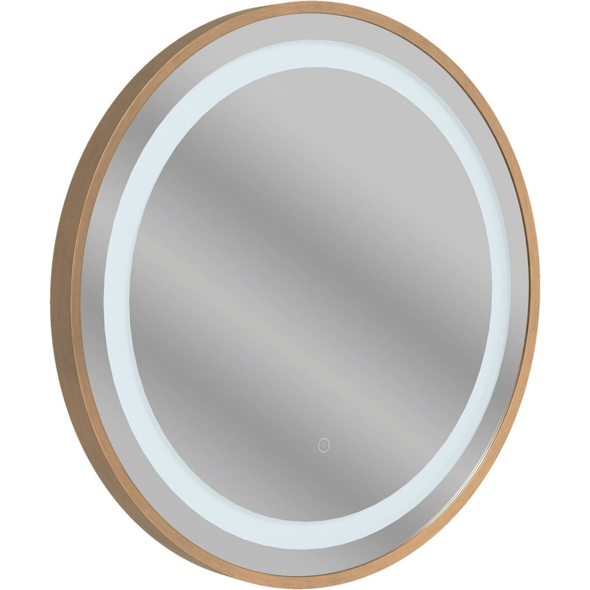 Ajax Bracken Brushed Bronze 600mm Round Mirror