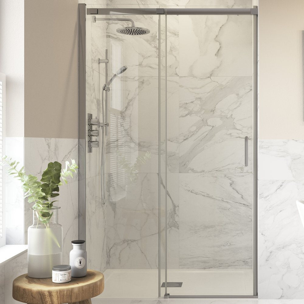 Ajax Reni 8mm Chrome Sliding Shower Door