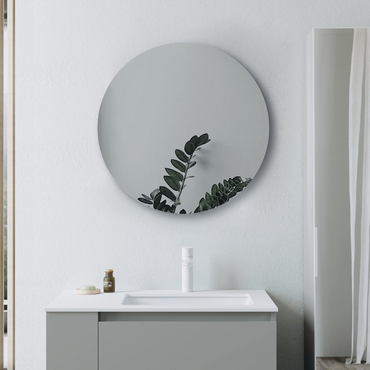 Ajax Whitgift 500mm Round Mirror