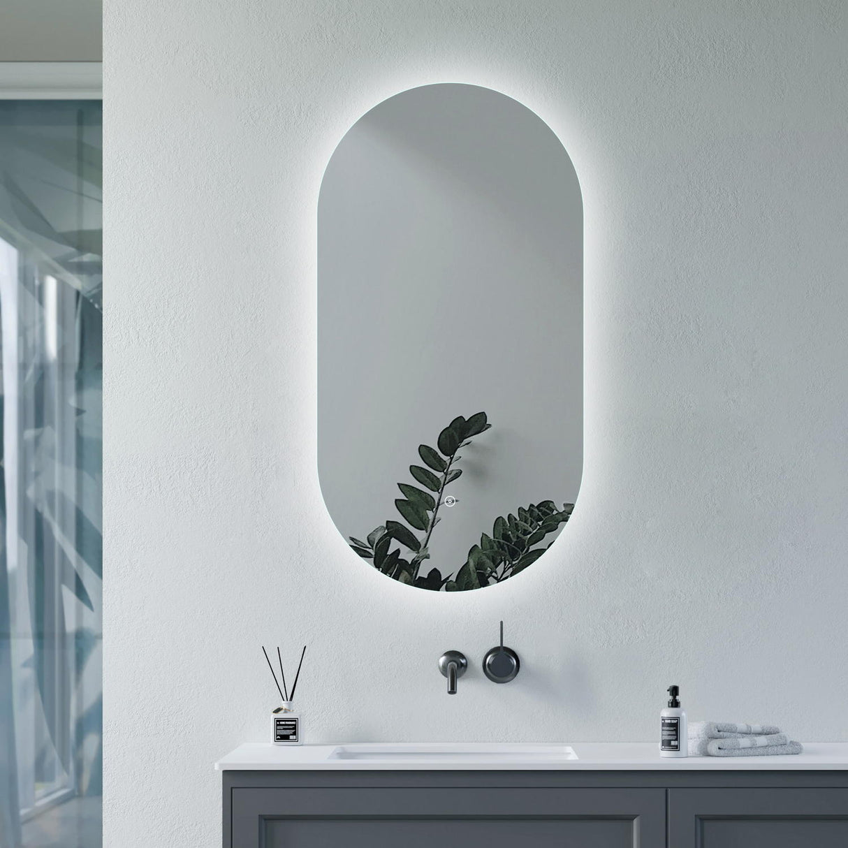 Ajax Wingate Oblong Back Lit Mirror