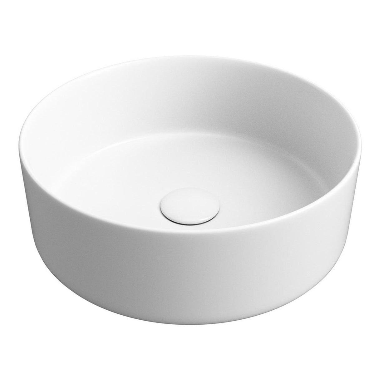 Ajax Hainton 355mm Round Ceramic Countertop Basin lifestyle white