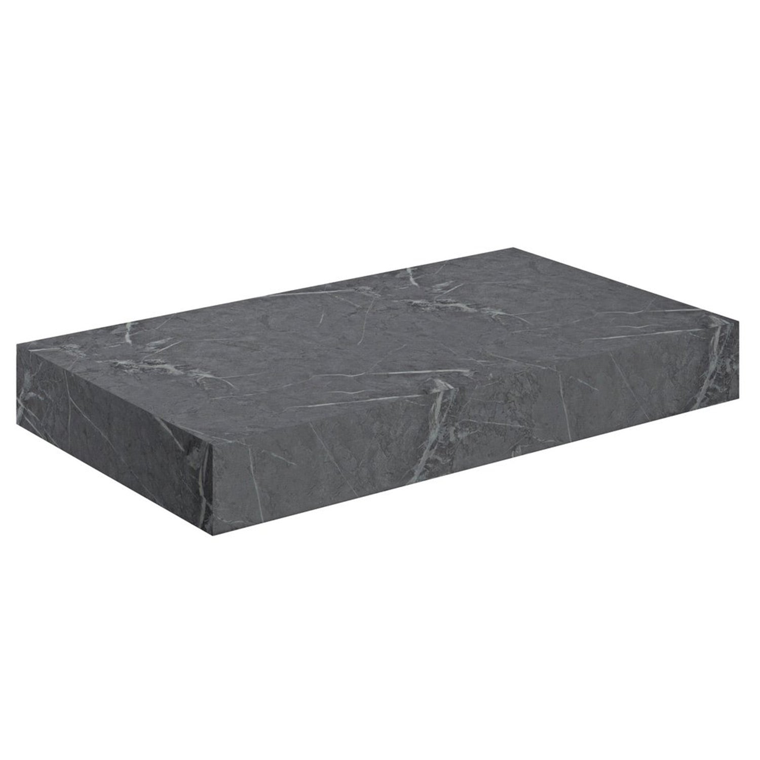 Ajax Kelsey Wall Hung 800mm Basin Shelf grey marble