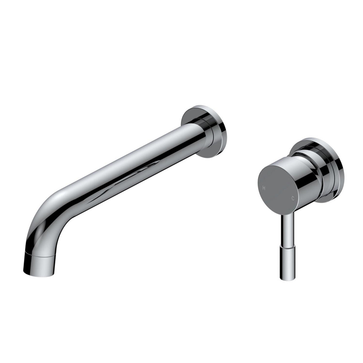 Ajax Ouse Wall Mounted Basin Mixer with 220mm Spout in Chrome1