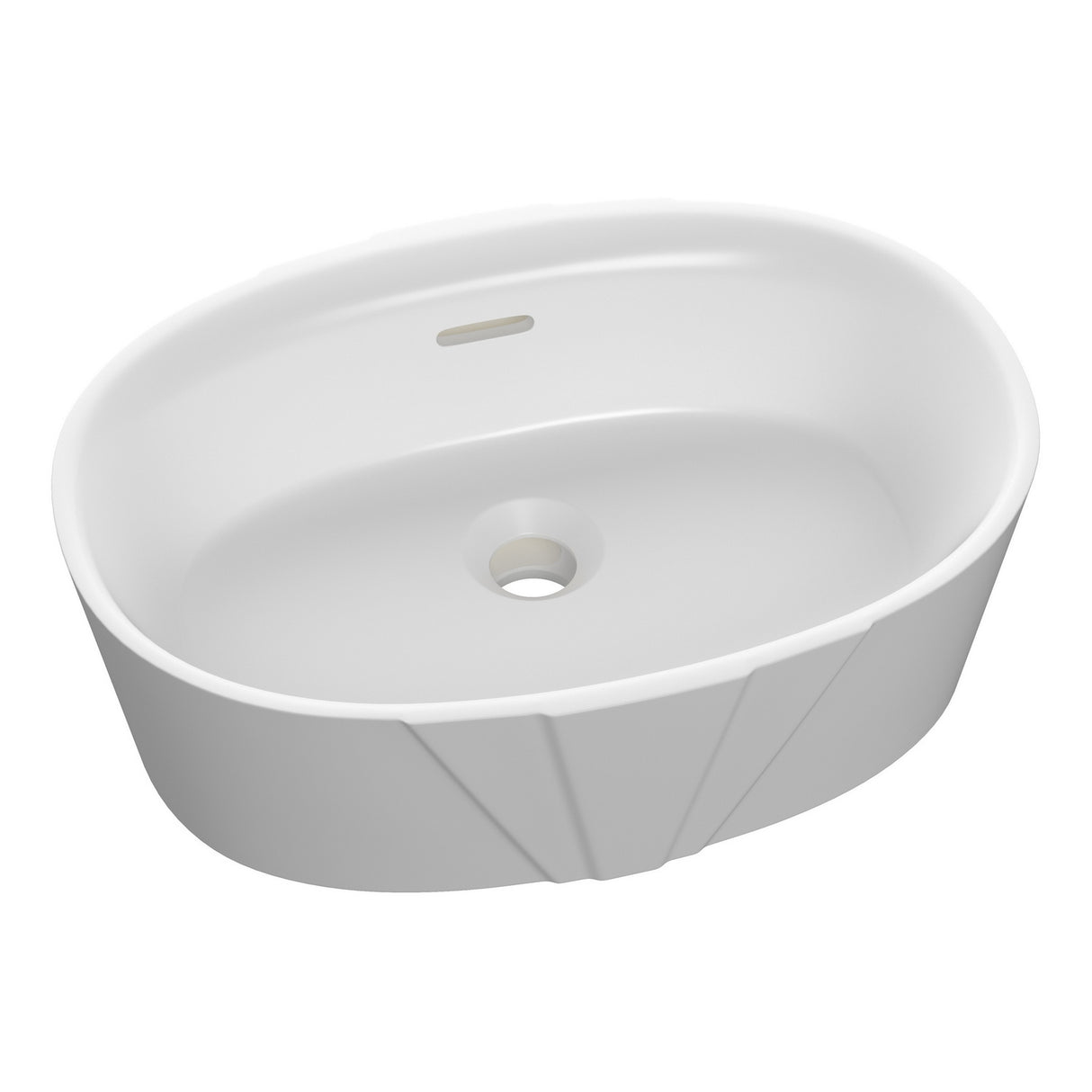 Ajax Roxby 460mm White Countertop Basin