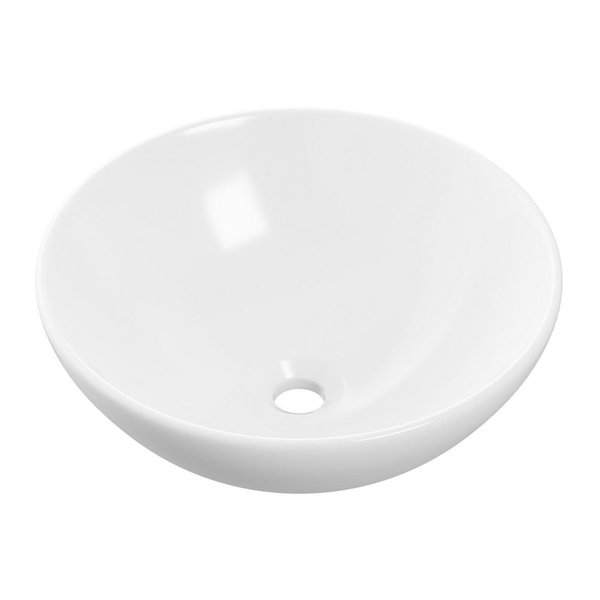 Ajax Swallow Round 410mm Ceramic Countertop Basin 3