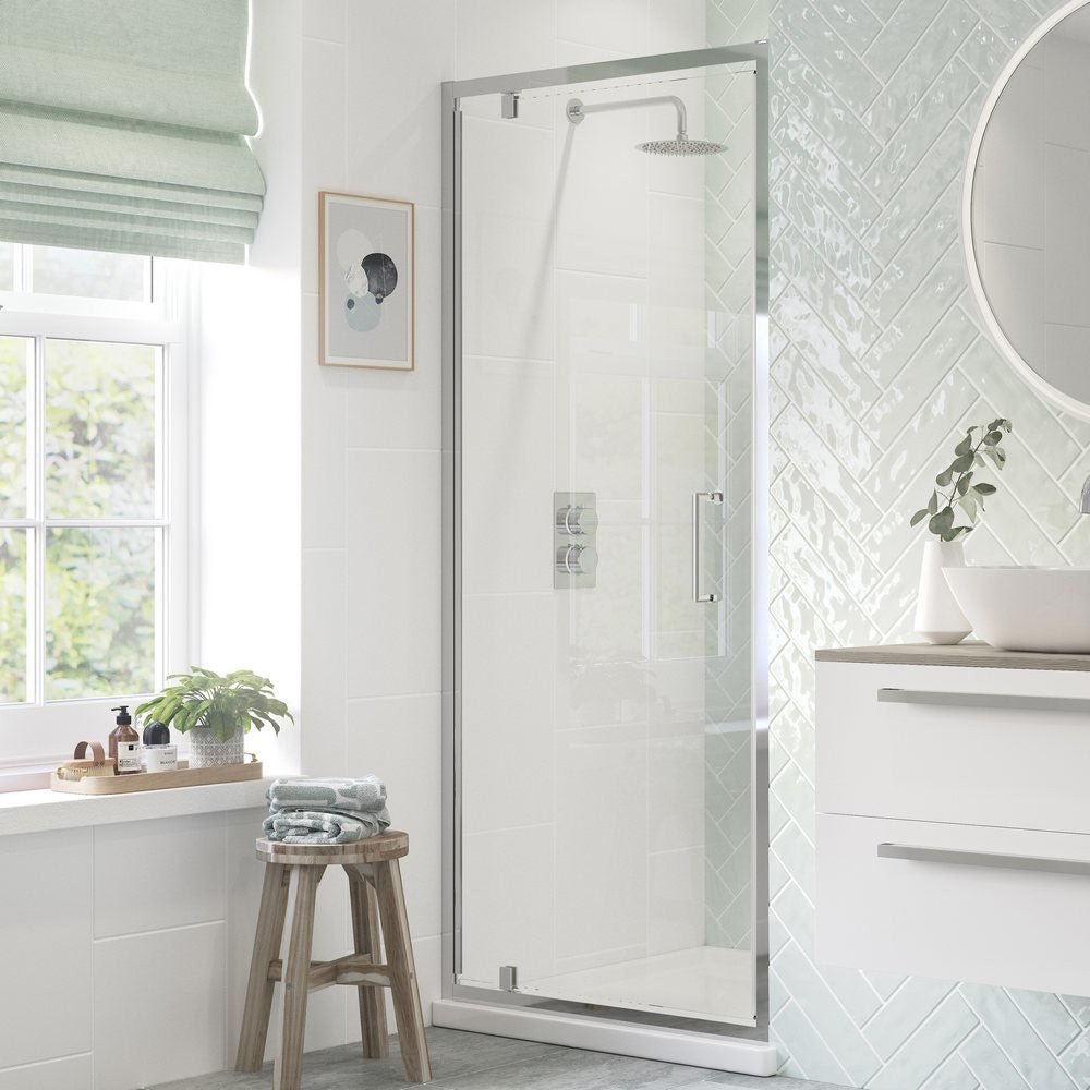 Ajax Tori 6mm Chrome Pivot Shower Door
