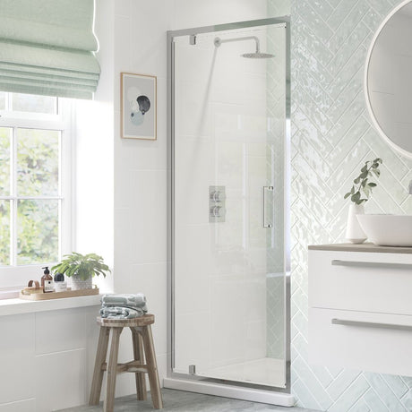 Ajax Tori 6mm Chrome Pivot Shower Door