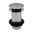 Ajax Unslotted Mushroom Click Clack Basin Waste chrome