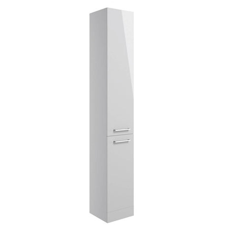 Ajax Walesby Floor Standing 350mm Tall Storage Unit in Gloss Grey