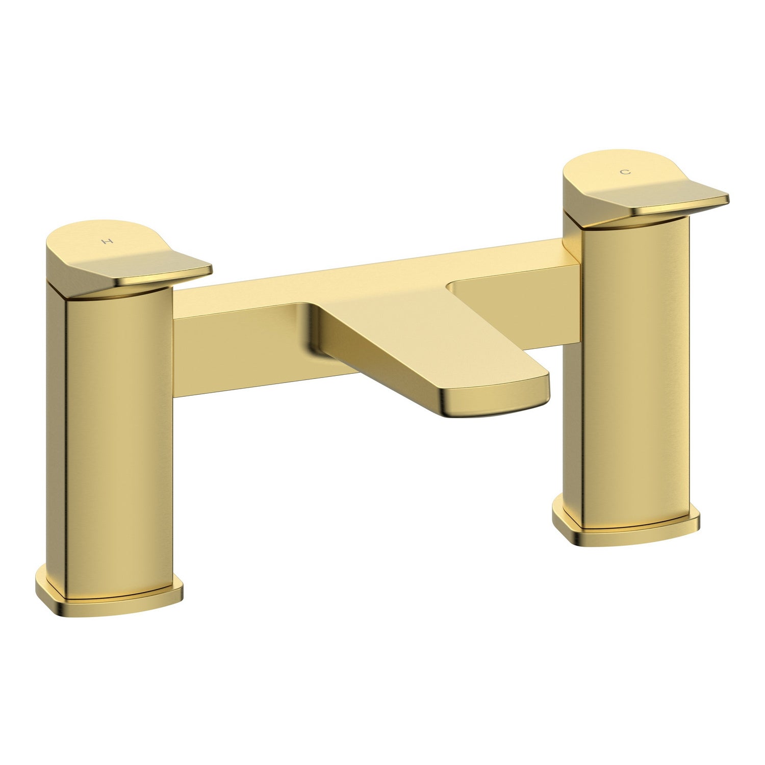 Ajax Wispington Bath Filler in Brushed Brass