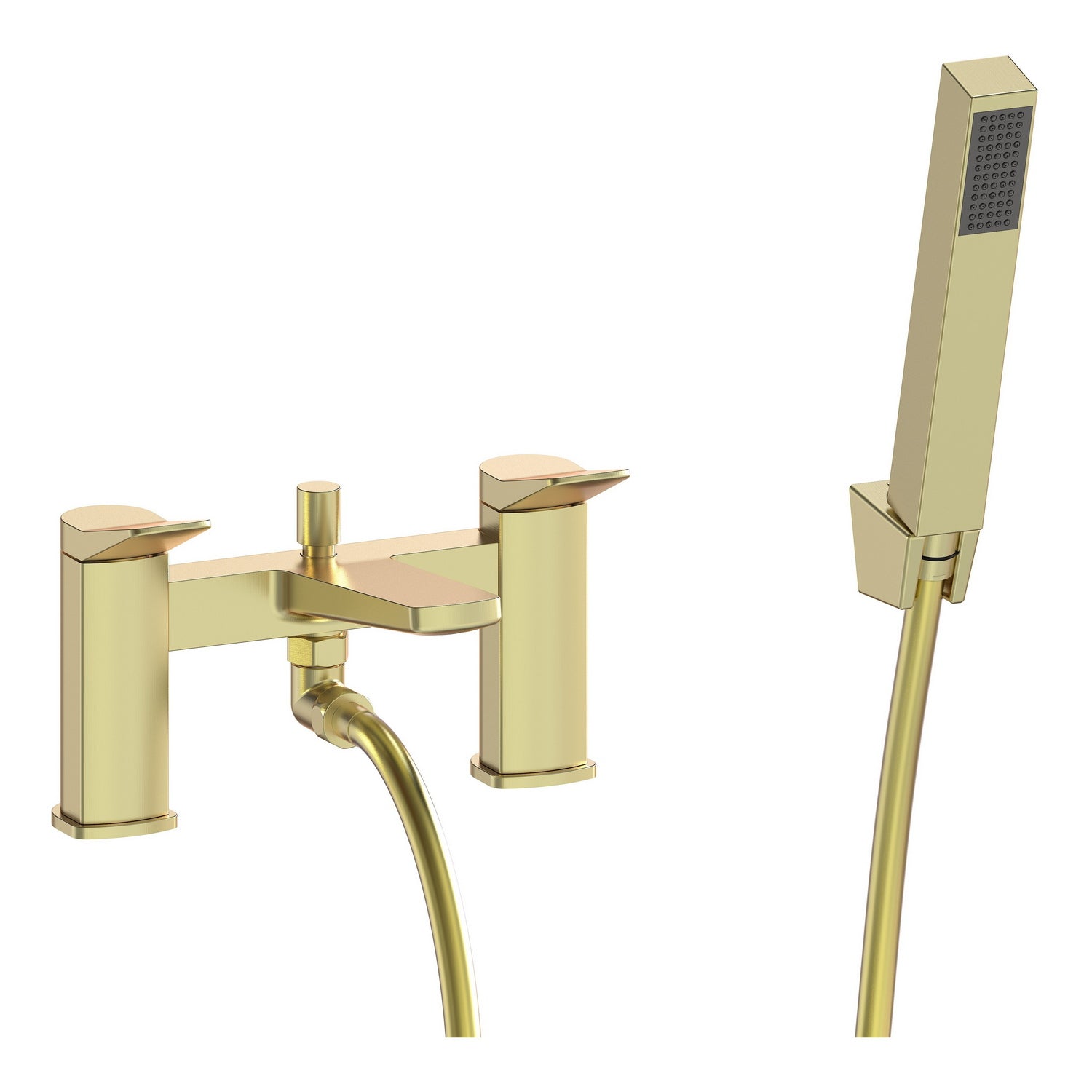 Ajax Wispington Bath Shower Mixer in Brushed Brass