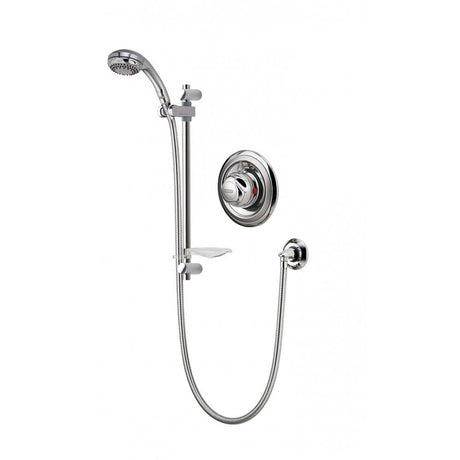 609BIV01 Aqualisa Aquarian 609 Chrome Concealed Mixer Shower with Varispray Kit