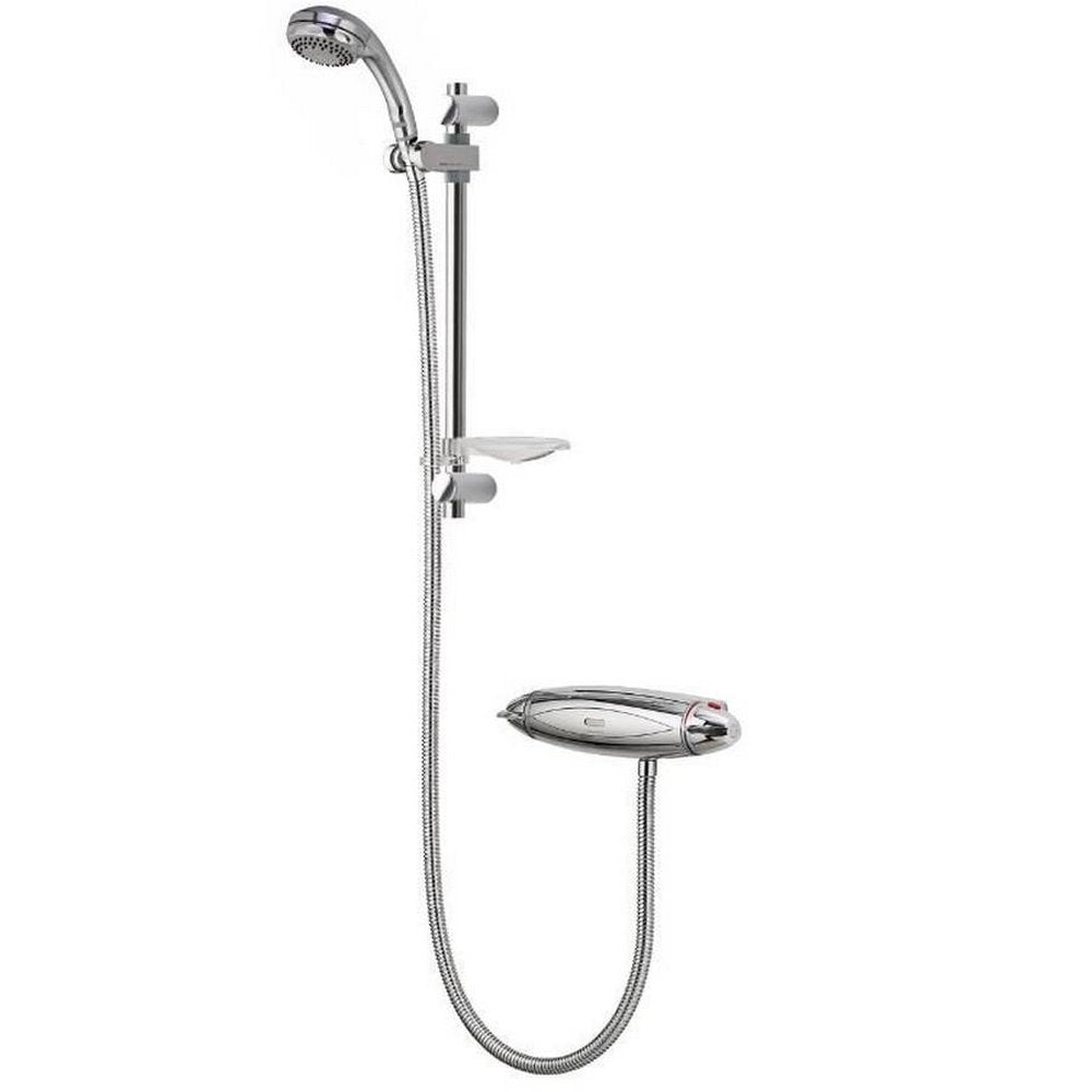 99EV01 Aqualisa Aquarian Chrome Exposed Mixer Shower with Varispray Kit