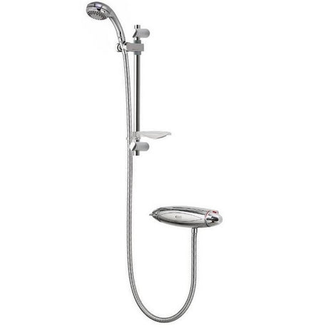 99EV01 Aqualisa Aquarian Chrome Exposed Mixer Shower with Varispray Kit