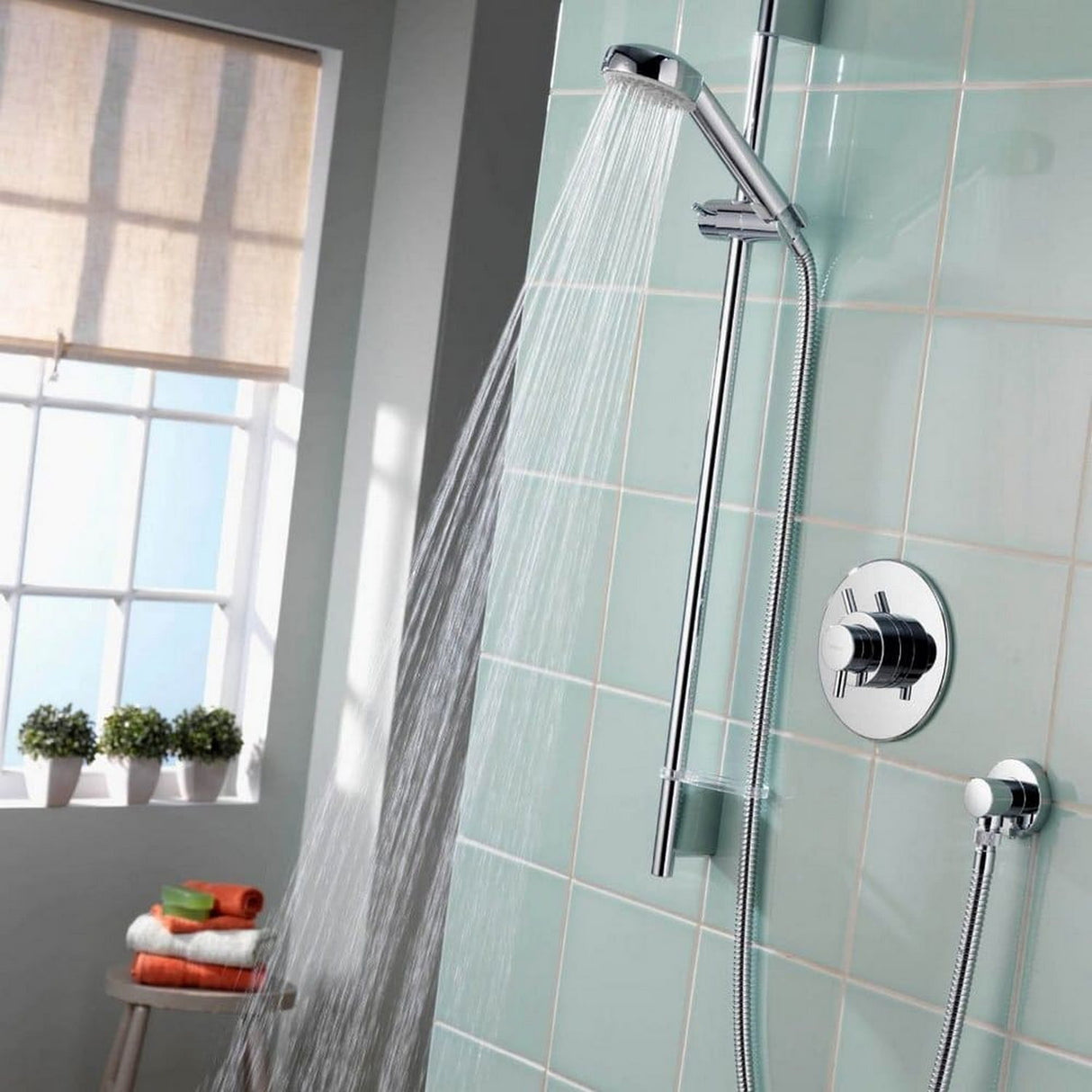 Aqualisa Aspire Concealed Shower with Adjustable 105mm Harmony Head Lifestyle ASP001CA