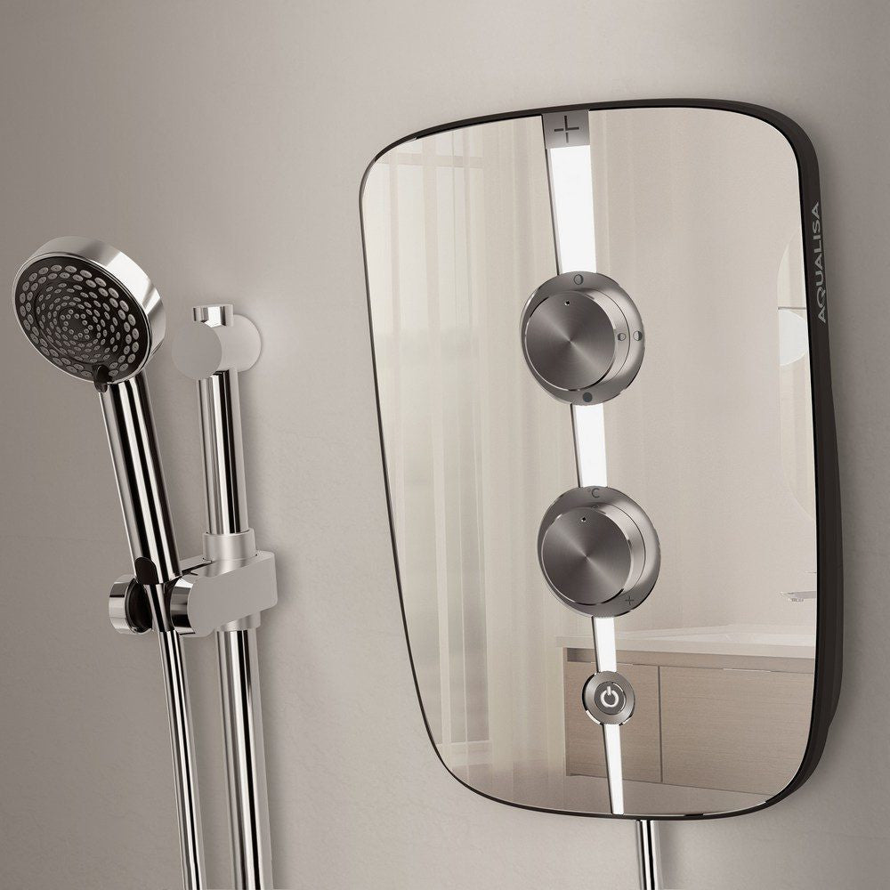 Aqualisa Lumi+ Electric Shower Mirrored Chrome