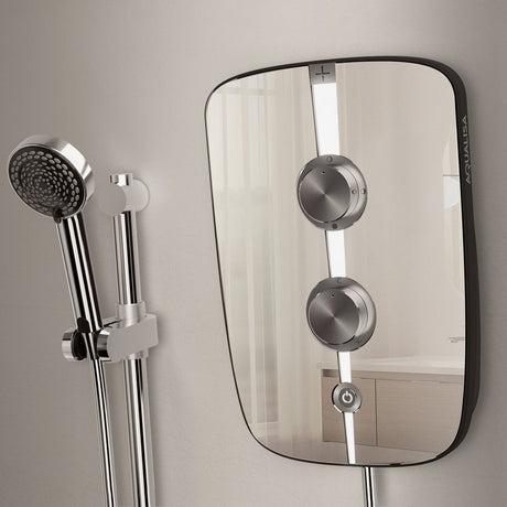 Aqualisa Lumi+ Electric Shower Mirrored Chrome 8.5kW