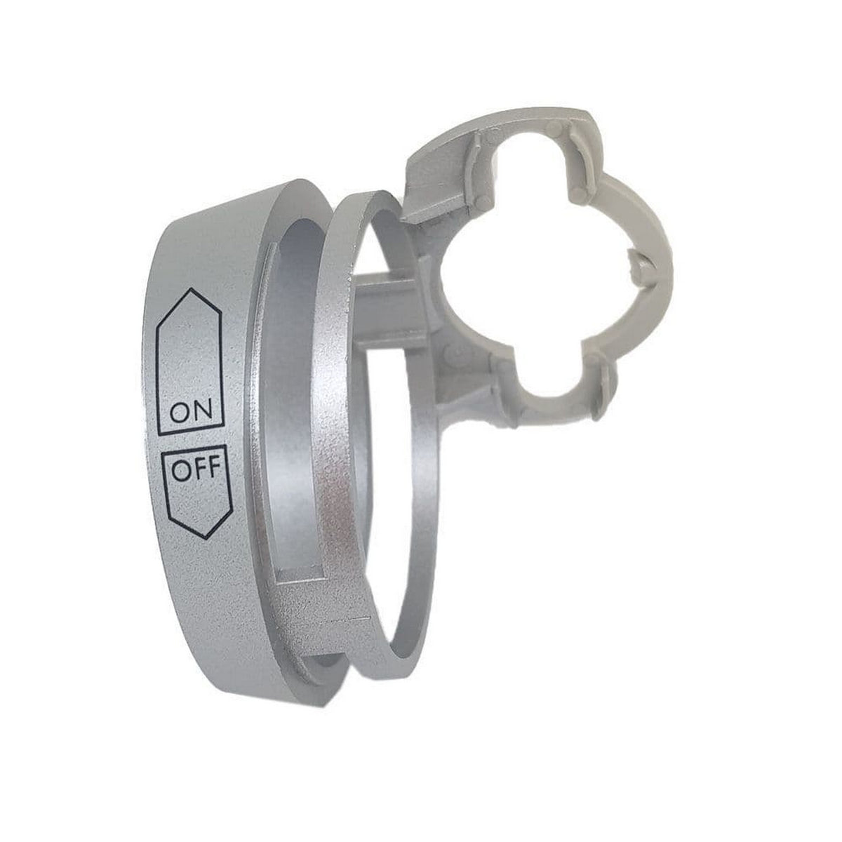 Aqualisa Reverse Graphics Ring in Chrome 214039