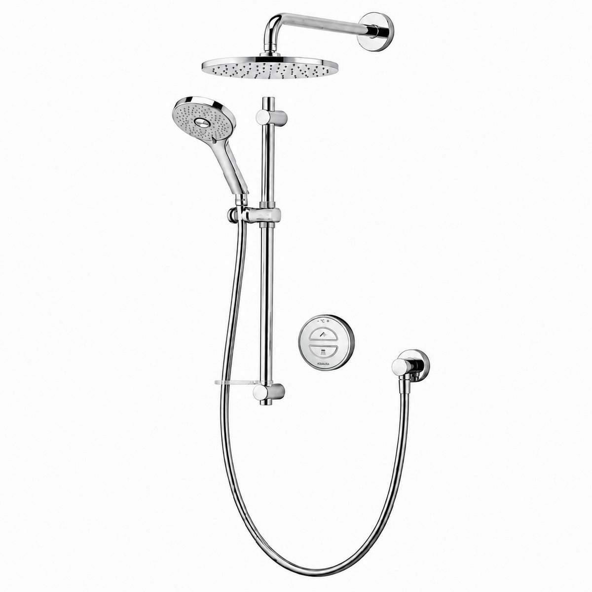Aqualisa Unity Q Smart Concealed Gravity Pumped Shower with Adjustable and Wall Fixed Heads UTQ.A2.BV.DVFW.23