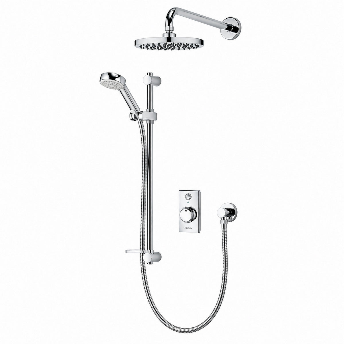 Aqualisa Visage Q Smart Concealed Gravity Pumped Shower with Adjustable and Wall Fixed Heads VSQ.A2.BV.DVFW.23