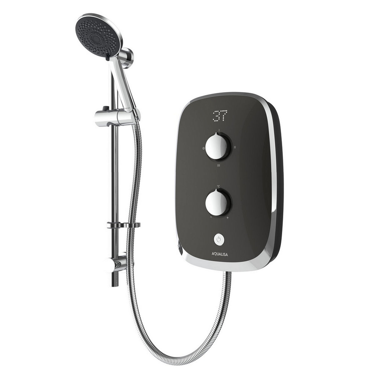 Aqualisa eMotion Space Grey Electric Shower