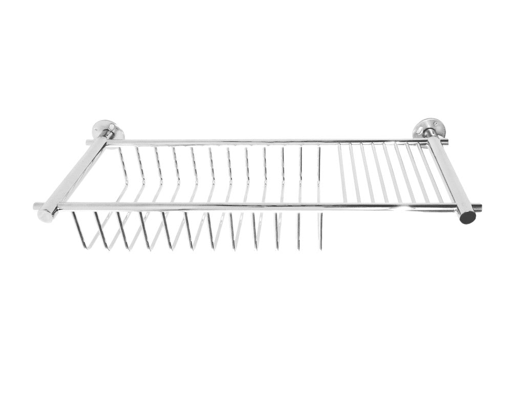 Arley Soap and Sponge Basket in Chrome