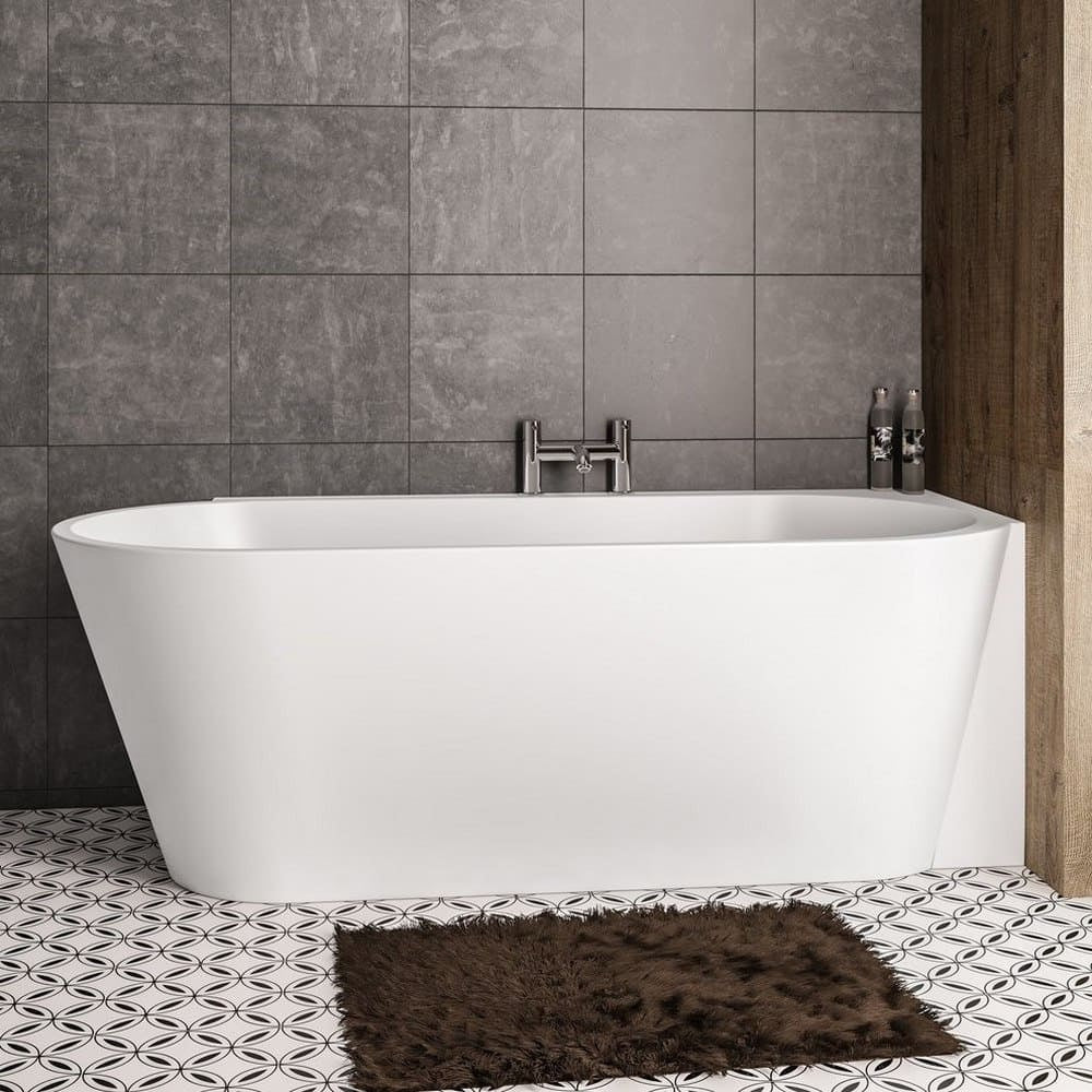 Beaufort Bray 1600 x 780mm Right Handed Freestanding Bath Front
