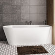 Beaufort Bray 1600 x 780mm Right Handed Freestanding Bath Front