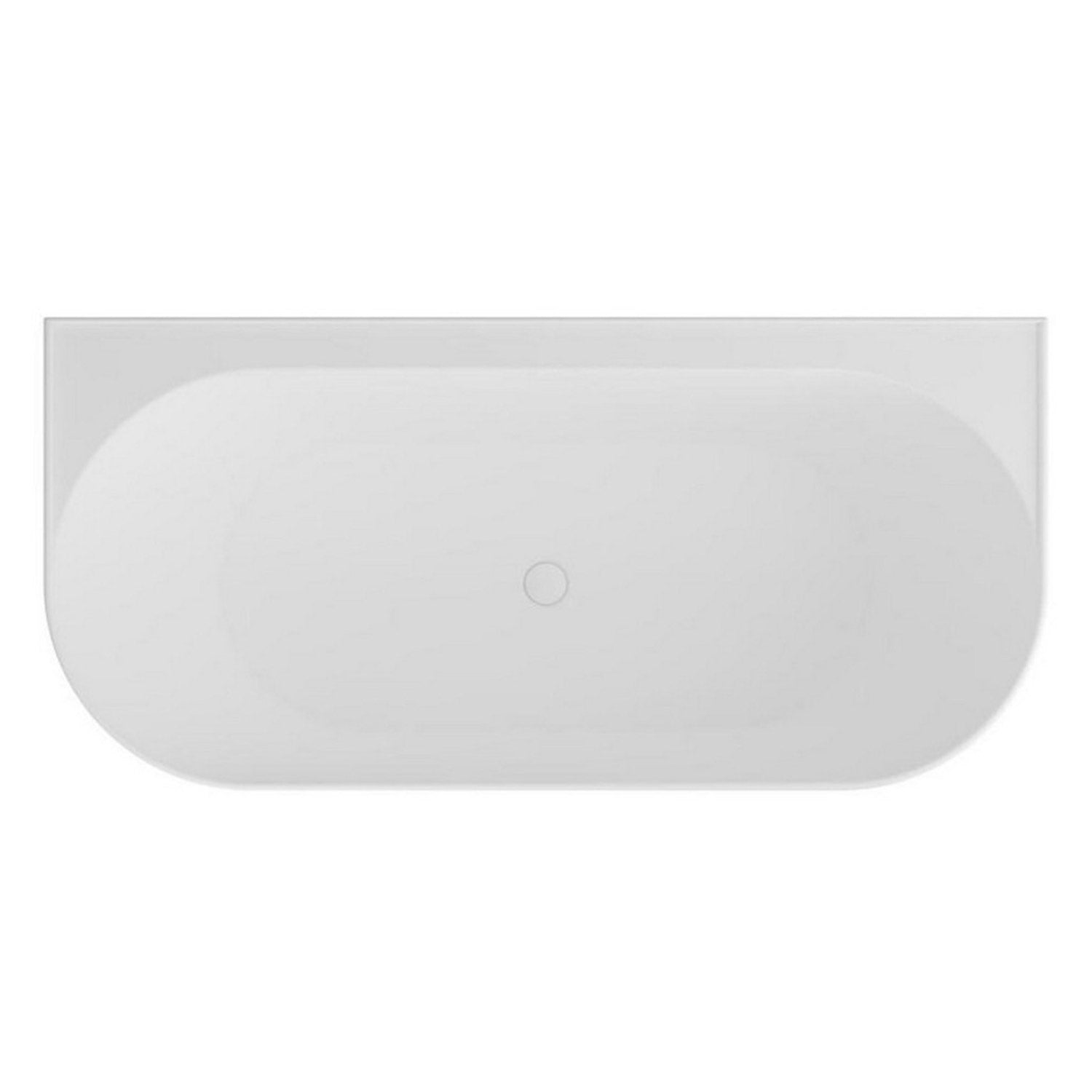 Beaufort Brockland 1600 x 750mm Freestanding Bath in Matt White