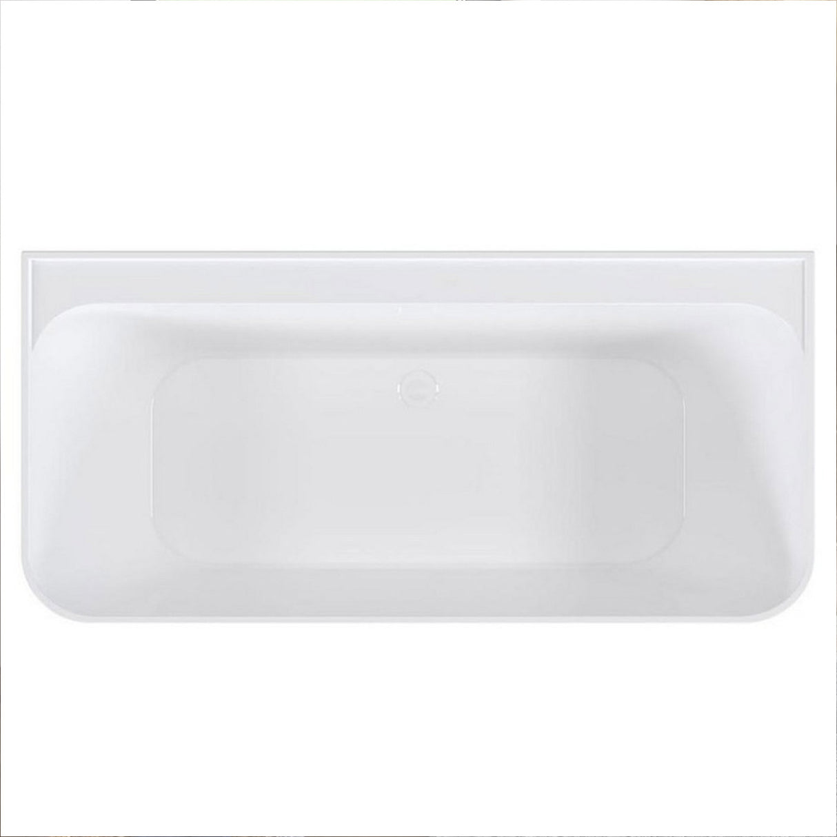 Beaufort Brockland Square 1600 x 750mm Freestanding Bath in Gloss White