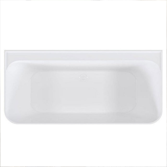 Beaufort Brockland Square 1600 x 750mm Freestanding Bath in Gloss White