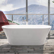 Beaufort Charlton 1650 x 740mm Gloss White Freestanding Bath