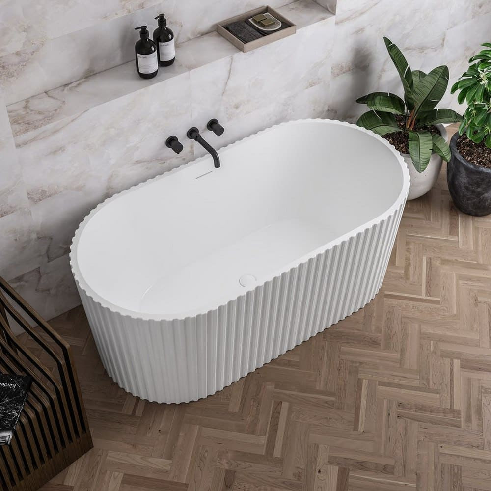 Beaufort Isleworth Fluted Freestanding Bath Lifestyle