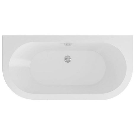 Beaufort Mortlake 1500 x 740mm Matt Grey and White Freestanding Bath Top