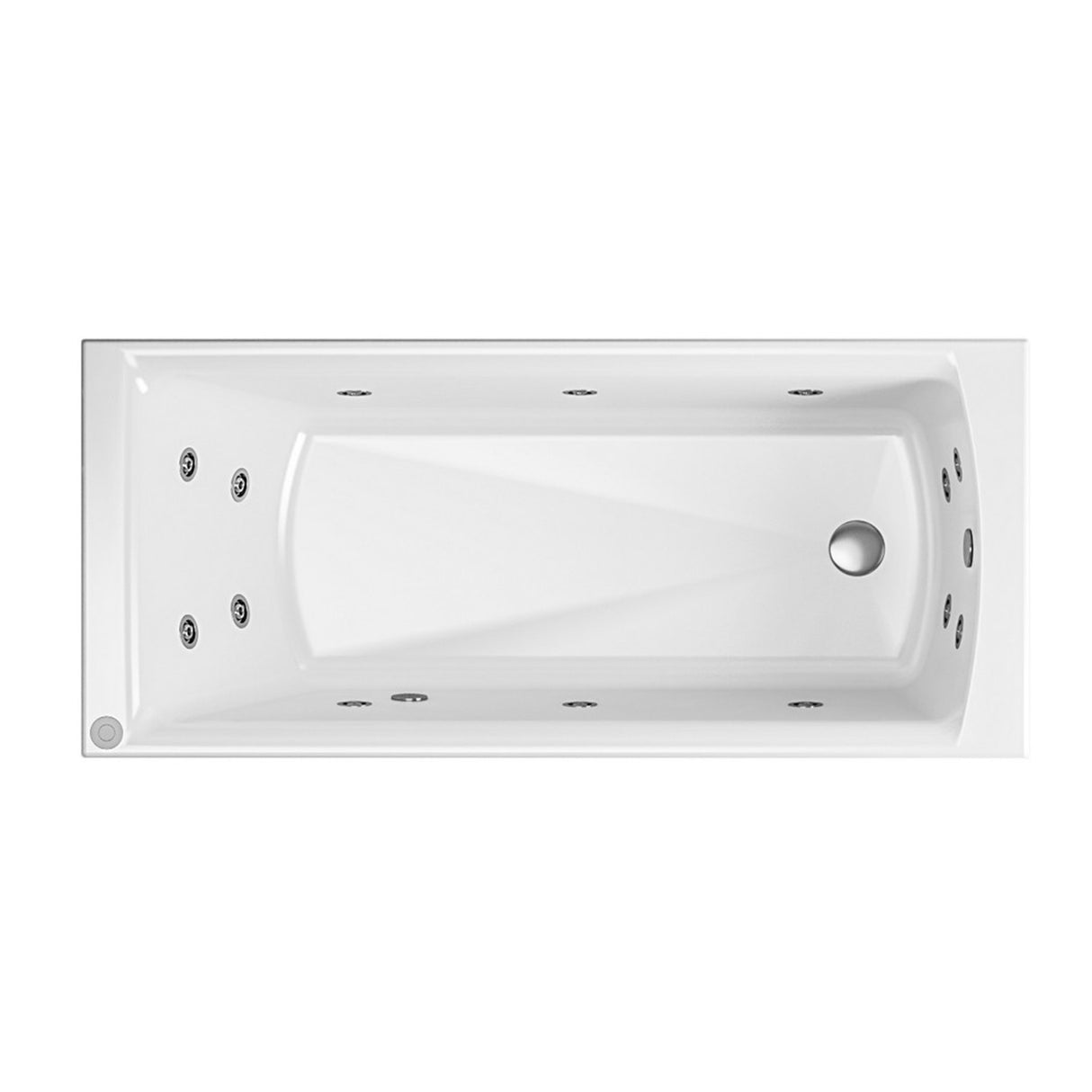 Beaufortè Rockall 14 Jet Whirlpool Single Ended Bath