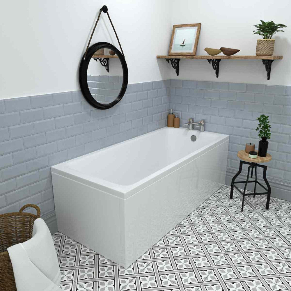 Beaufort Rockall 1400 x 700mm Single Ended Bath