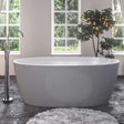 Beaufort Wandsworth 1495 x 725mm Gloss Grey and White Freestanding Bath