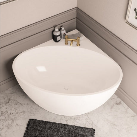 Beaufort Whitchurch 1270mm Corner Freestanding Bath Lifestyle